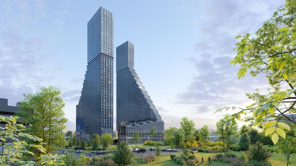 Проект высотного жилого комплекса в районе Коньково на юго-западе Москвы