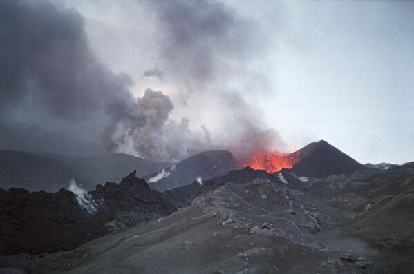 Извержение вулкана Ключевская сопка, 1966 год 