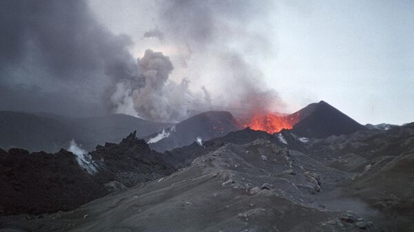 Извержение вулкана Ключевская сопка, 1966 год 