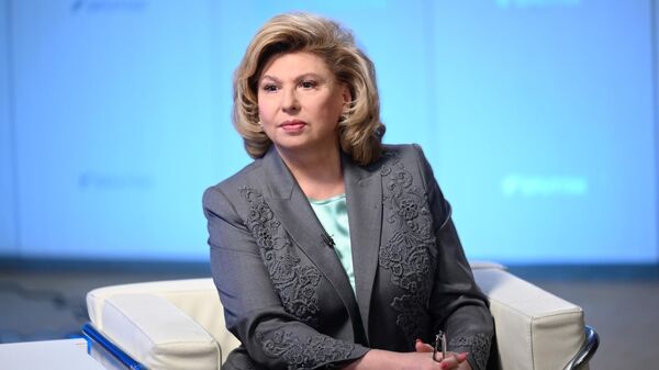 Уполномоченный по правам человека в России Татьяна Москалькова во время интервью агентству РИА Новости