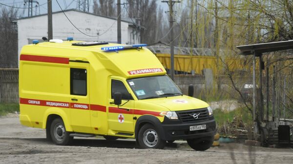 Автомобиль скорой медицинской помощи в Запорожской области. Архивное фото