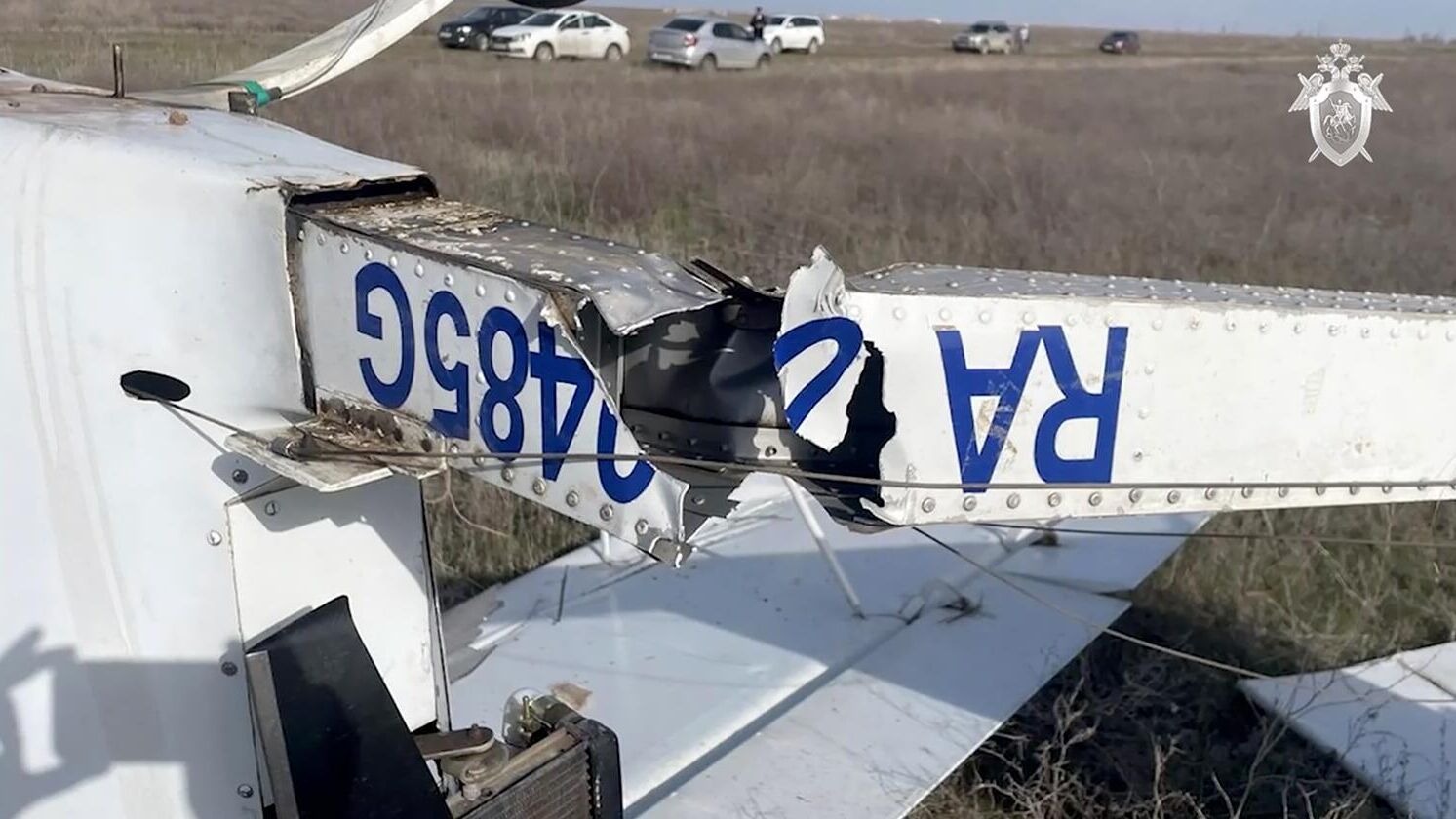 Место крушения легкомоторного самолета в Волгоградской области. 3 апреля 2023 - РИА Новости, 1920, 03.04.2023