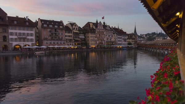 Вид на город Люцерн, Швейцария