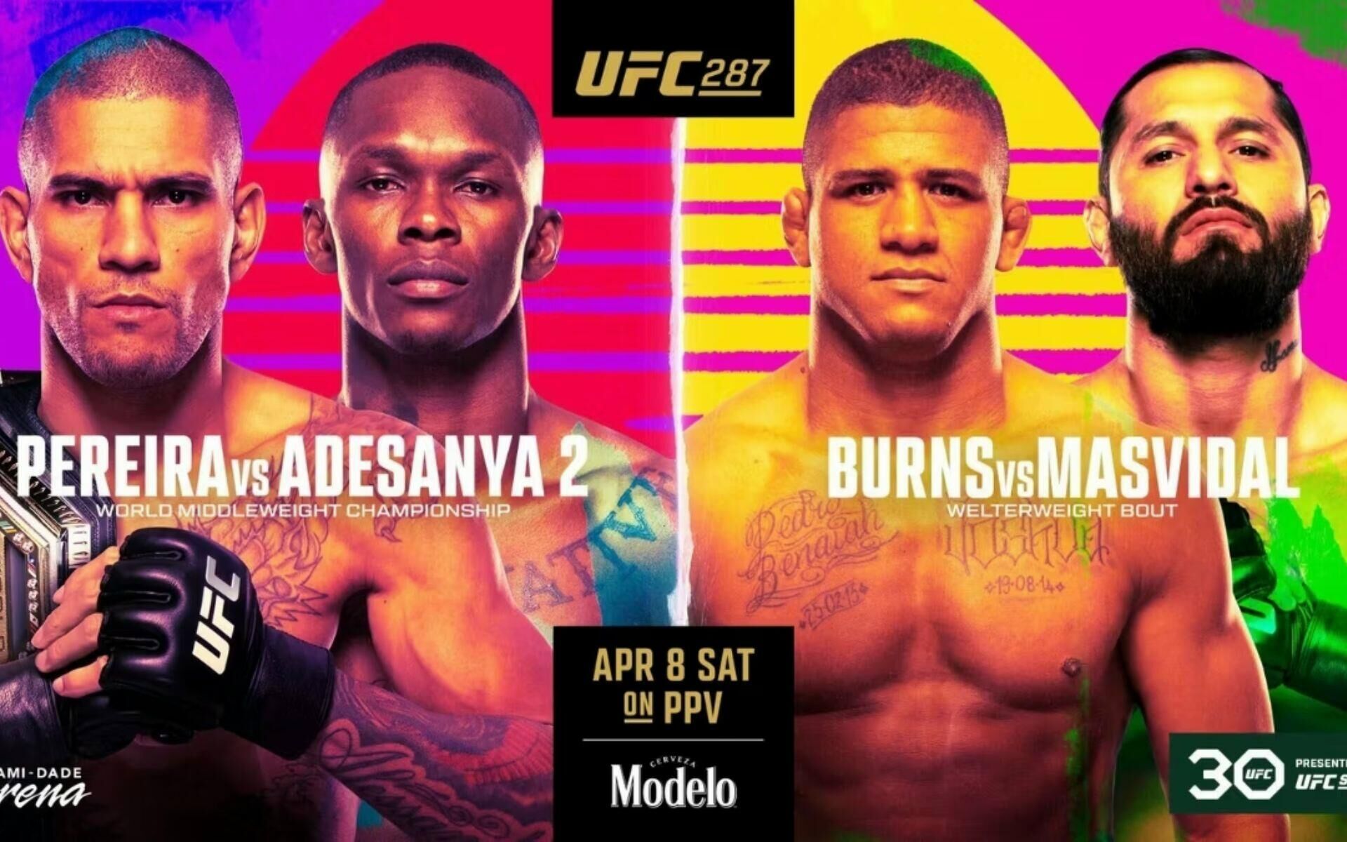 Постер турнира UFC 287 - РИА Новости, 1920, 09.04.2023