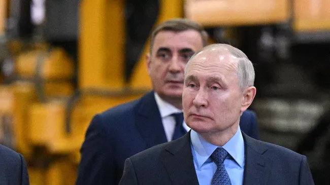 Рабочая поездка президента РФ В. Путина в Тулу
