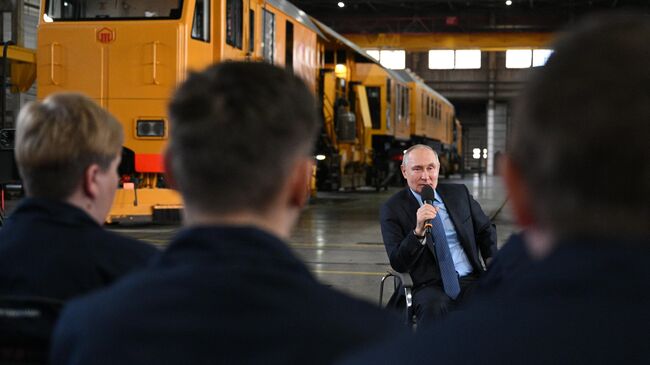 Рабочая поездка президента РФ В. Путина в Тулу