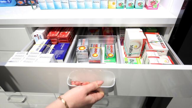 Продажа лекарств в одной из аптек