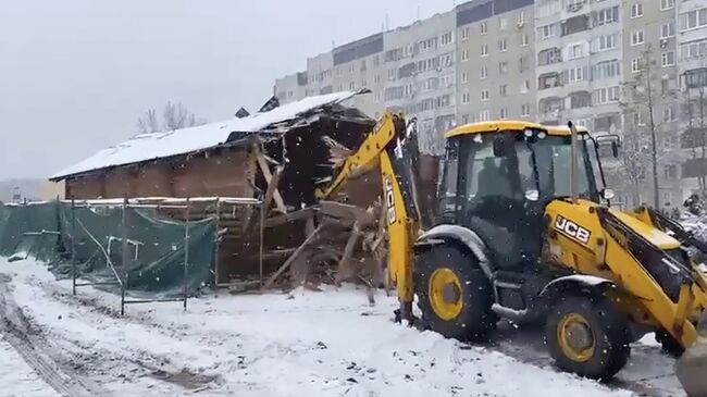 Демонтаж храма равноапостольного князя Владимира УПЦ во Львове