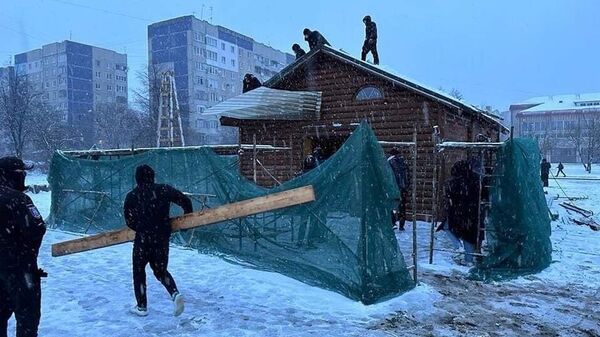Демонтаж храма равноапостольного князя Владимира УПЦ во Львове