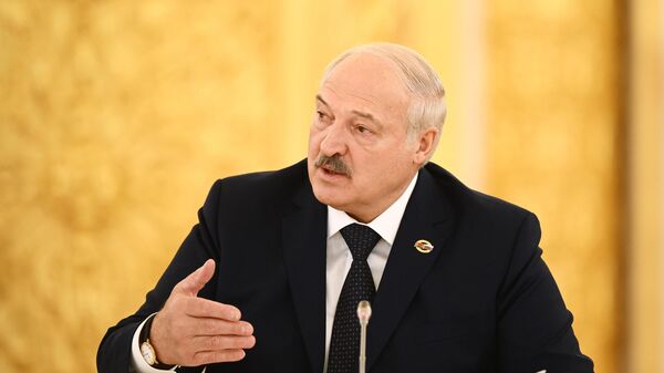Президент Республики Беларусь Александр Лукашенко на заседании Высшего государственного совета Союзного государства в Москве