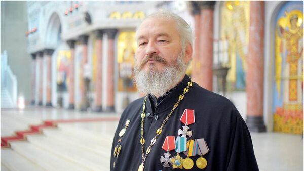 Председатель отдела по взаимодействию с казачеством Санкт-Петербургской епархии протоиерей Димитрий Василенков