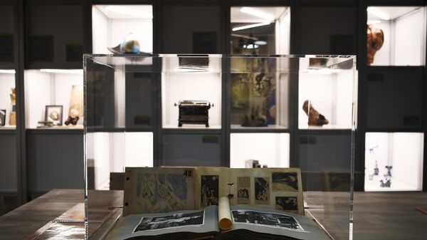 Экспонаты на выставке в Музее космонавтики