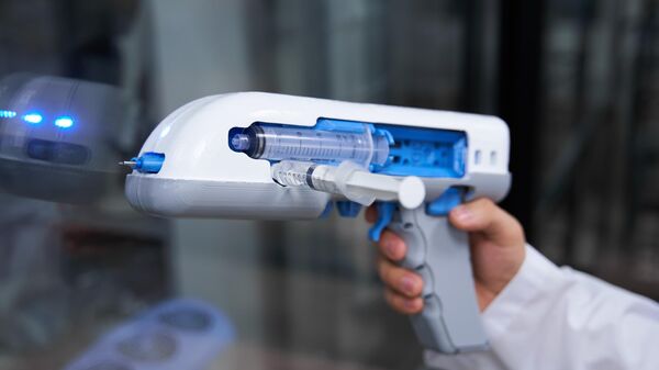 Тканевой пистолет, разработанный в НОЦ биомедицинской инженерии НИТУ МИСиС
