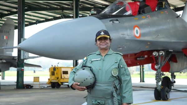 Президент Индии Драупади Мурму в субботу совершила боевой вылет на истребителе Су-30 МКИ с авиабазы Тезпур в штате Ассам
