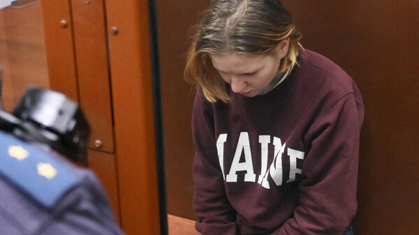 Гражданка РФ Дарья Трепова в Басманном суде