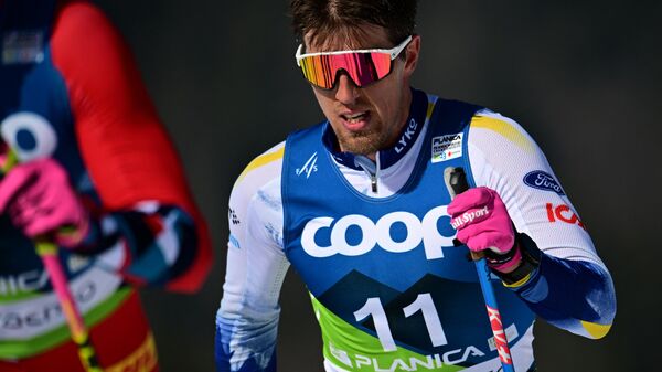 Лыжник Калле Хальварссон (Швеция)