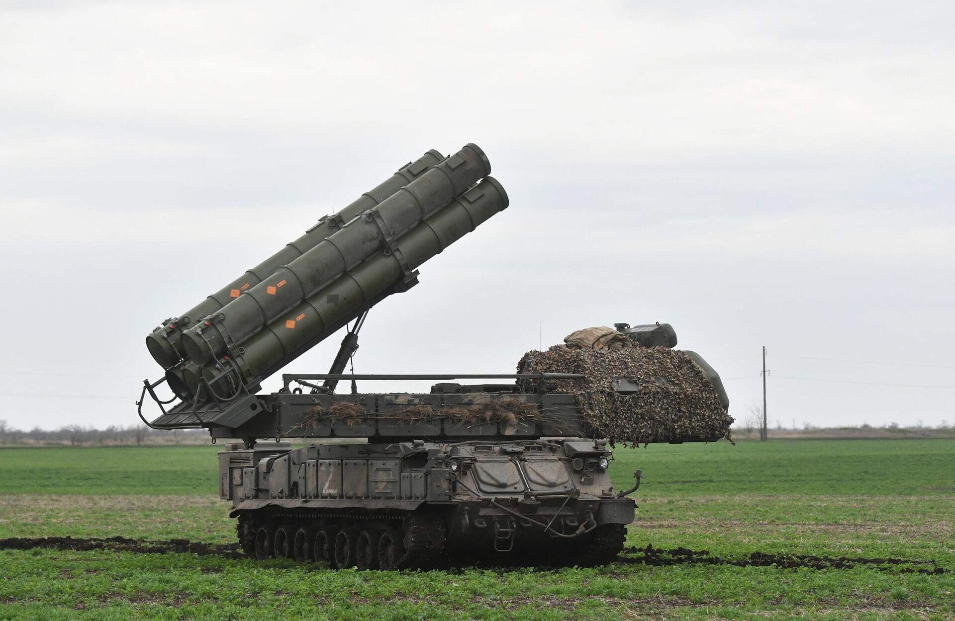 Зенитно-ракетный комплекс Бук-М3 ПВО ЮВО ВС РФ на позиции в зоне СВО - РИА Новости, 1920, 25.09.2023