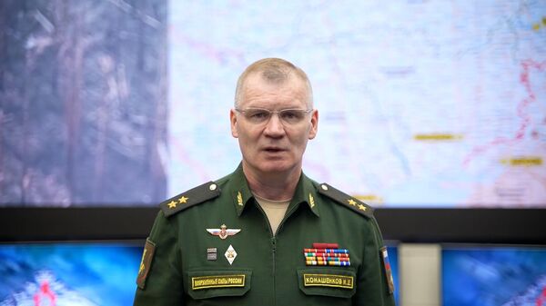 Конашенков о перехвате девяти снарядов РСЗО HIMARS российскими системами ПВО