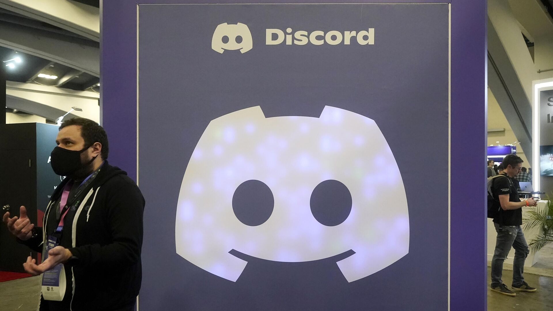 Стенд Discord на конференции разработчиков игр0