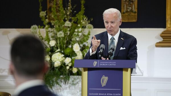 Президент США Джо Байден на торжественном ужине в Ирландии