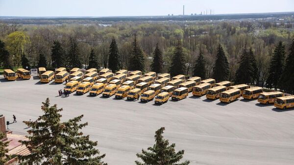 Новые автобусы поставили в школы Липецкой области