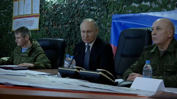 Посещение Путиным штабов войск в новых регионах