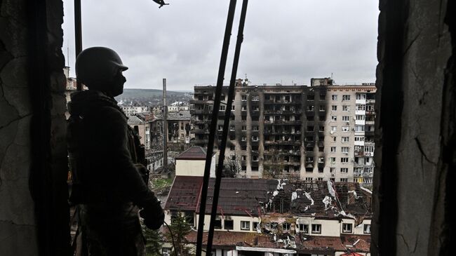 Российский военный в Артемовске