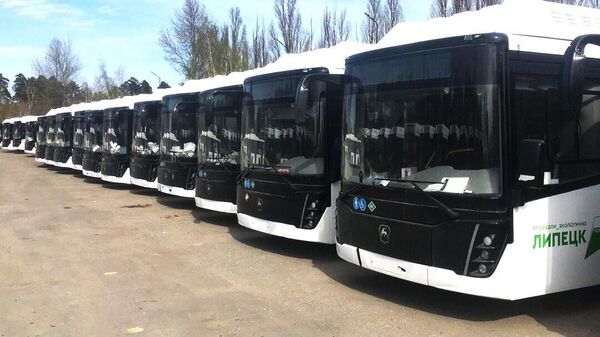  В Липецк поступили новые автобусы по федеральному проекту Чистый воздух