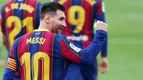 Футболист Лионель Месси в ФК Барселона