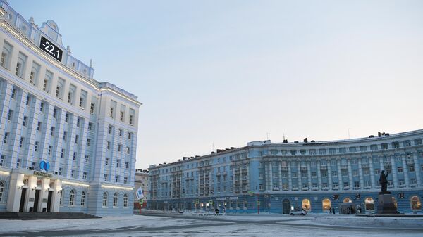 Здание управления Заполярного филиала ОАО ГМК Норильский никель в городе Норильске