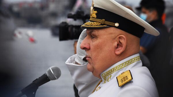 Командующий Тихоокеанским флотом адмирал Сергей Авакянц