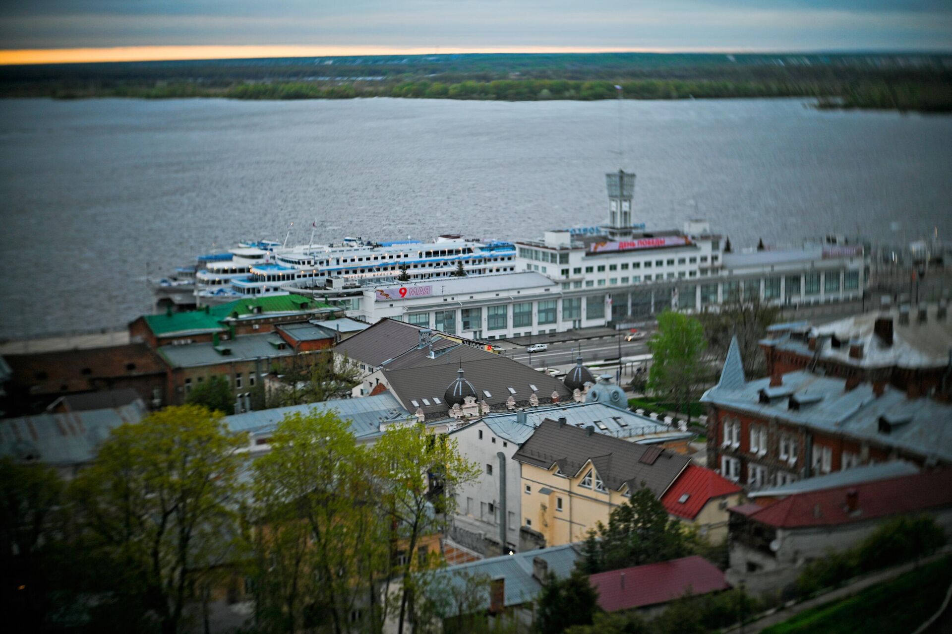 Речной вокзал в Нижнем Новгороде - РИА Новости, 1920, 20.04.2023