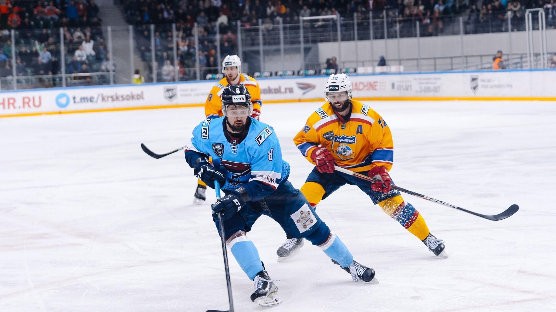 Игровой момент в матче ВХЛ Сокол - Химик - РИА Новости, 1920, 20.04.2023