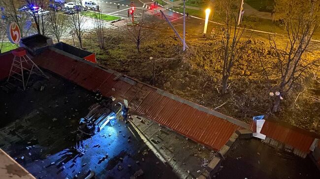 Фото с места взрыва в Белгороде