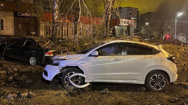 Последствия взрыва в Белгороде