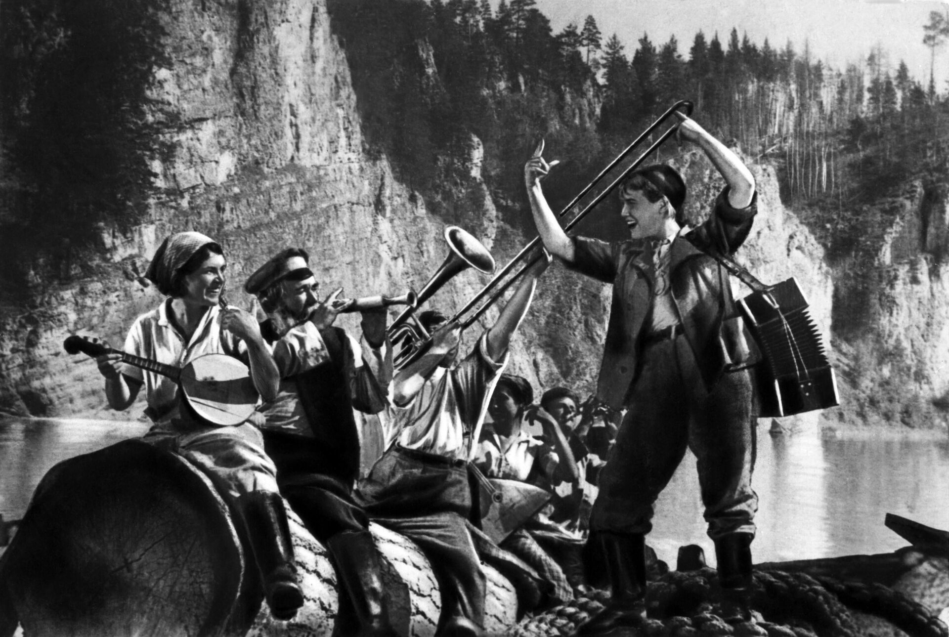 Кадр из фильма Волга - Волга, 1938 год - РИА Новости, 1920, 21.04.2023