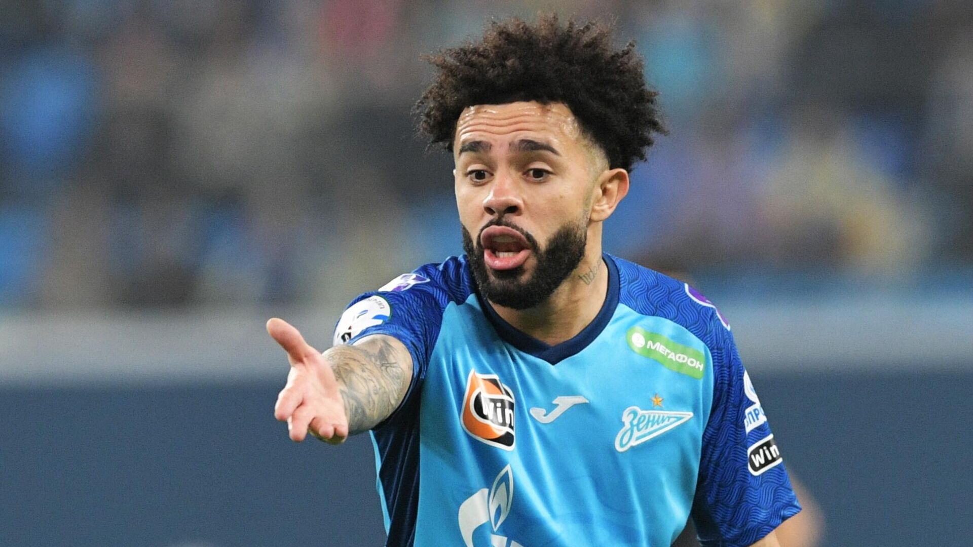 Полузащитник Зенита Клаудиньо в матче РПЛ - РИА Новости, 1920, 01.02.2025