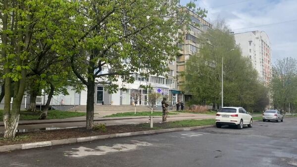Место обнаружения боеприпаса в Белгороде