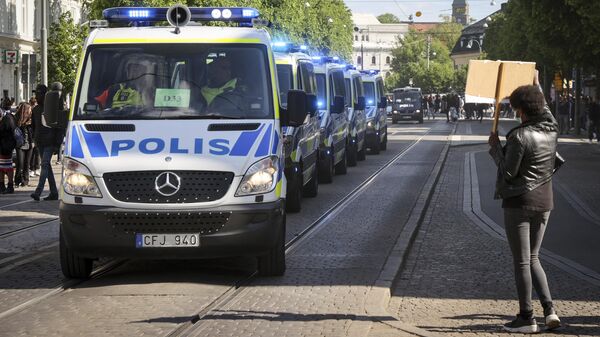 Полиция в шведском Гётеборге