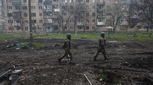 Украинские солдаты в районе Артемовска