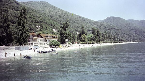 Черноморское побережье Гагры. 1968 год