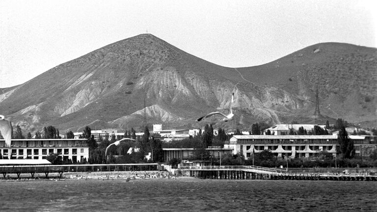 Пансионат Голубой залив. Поселок Планерское. 1985 год