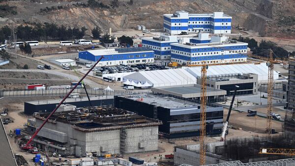 Хранилище свежего ядерного топлива на строящейся атомной электростанции Аккую в турецком городе Гюльнар