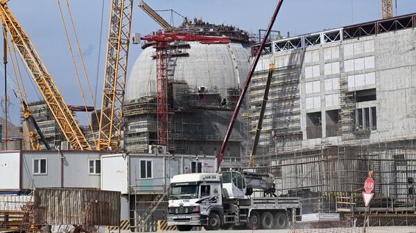 Строительство атомной электростанции Аккую в турецком городе Гюльнар