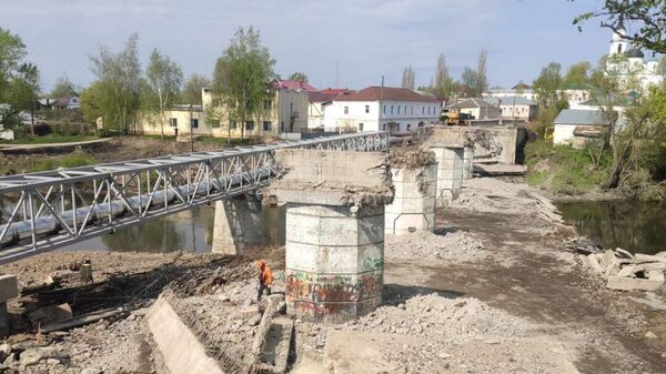 Ремонт чаплыгинского моста в Липецкой области завершат осенью 2023 года