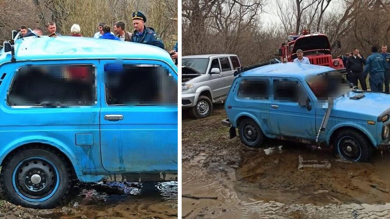 На Алтае вытащили из реки машину с телами трех человек - РИА Новости,  28.04.2023