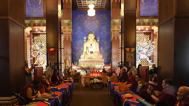 В главном буддийском монастыре Тувы Тубтен Шедруб Линг
