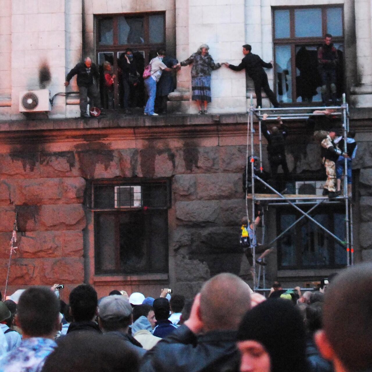 В Москве почтили память погибших в Доме профсоюзов в Одессе в 2014 году -  РИА Новости, 02.05.2024