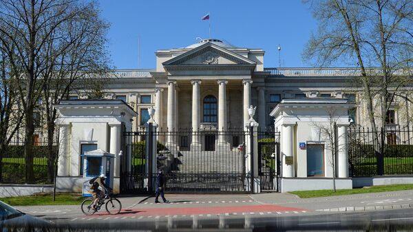 Здание посольства России в Варшаве