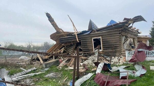 Последствия обстрела села Суземка Брянской области со стороны ВСУ